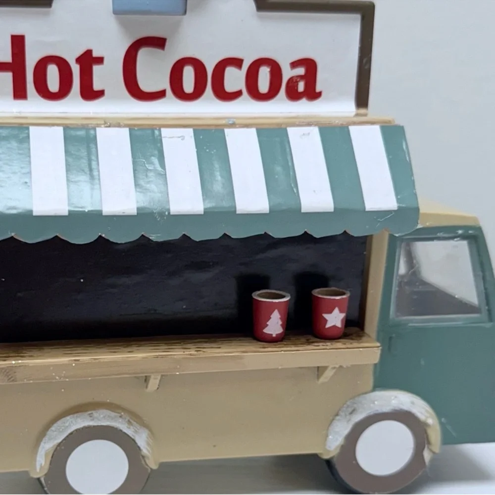 New! Target Bullseye Playground Light Up Hot Cocoa Truck Decoration